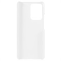 Xiaomi 11T/11T Pro Kumipinnoitettu Muovikuori - Valkoinen