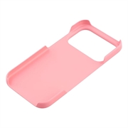 iPhone 17 Pro Max Kumipäällysteinen Muovikuori - Pinkki