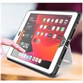 Rugged Sarja iPad 10.2 2019/2020/2021 Hybridikotelo Jalustalla - Valkoinen