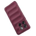 Rugged Sarja OnePlus 10T/Ace Pro TPU Suojakuori - Viininpunainen