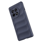 OnePlus 12R/Ace 3 Rugged Sarja TPU Suojakuori - Tummansininen
