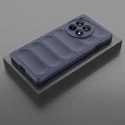 OnePlus 12R/Ace 3 Rugged Sarja TPU Suojakuori - Tummansininen