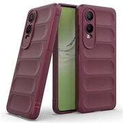 OnePlus Nord CE4 Lite/Oppo K12x Rugged TPU Suojakuori - Viininpunainen