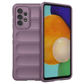 Rugged Sarja Samsung Galaxy A52 5G, Galaxy A52s TPU Suojakuori - Vaalea Violetti