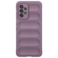 Rugged Sarja Samsung Galaxy A52 5G, Galaxy A52s TPU Suojakuori - Vaalea Violetti