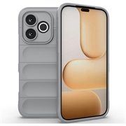 Honor 600 Lite Rugged TPU Suojakuori - Vaaleanharmaa