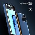 S38N Slim 10000mAh Powerbank USB-C- ja Lightning-kaapeleilla - 22.5W - Musta
