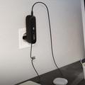 SBS 2-in-1 hybridi-virtapankki ja seinälaturi sisäänrakennetulla USB-C-kaapelilla - 5000mAh - musta
