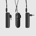 SBS 2-in-1 hybridi-virtapankki ja seinälaturi sisäänrakennetulla USB-C-kaapelilla - 5000mAh - musta