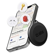 SBS Track My Circle Vedenpitävä IP65 Tuoteseuranta - Apple Find My Compatible