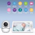 SM70PTZ 7-tuumainen langaton digitaalinen lastenvalvontalaite Kaksisuuntainen puhekamera Kodin turvalaite 2.4GHz Webcam Support Night Vision / Lämpötilan seuranta - EU-pistotulppa