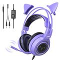 SOMIC G951S E-Sports Gaming Headphone 3.5mm langalliset kuulokkeet - violetti