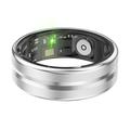 SR03 Erittäin ohut monitoiminen älysormus - koko: 10/19.9mm - hopea