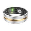 SR03 Ultra-ohut monitoiminen älysormus - koko: 8/18.2mm - Kultainen keskiosa / hopea