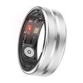 SR03 Erittäin ohut monitoiminen älysormus - koko: 8/18.2mm - hopea