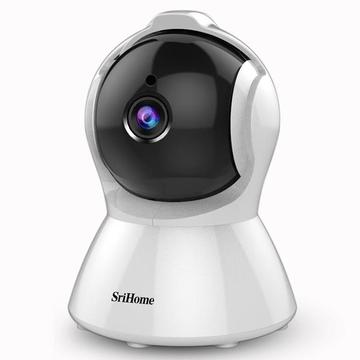 SriHome SH025 AI WiFi-turvakamera, jossa on kaksisuuntainen ääni ja yökuvaus