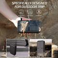 SY-L3S4W 16000mAh Solar Power Bank USB-, USB-C- ja Lightning-kaapeleilla - 20W PD - Musta