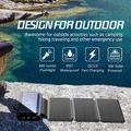 SY-L3S4W 16000mAh Solar Power Bank USB-, USB-C- ja Lightning-kaapeleilla - 20W PD - Musta