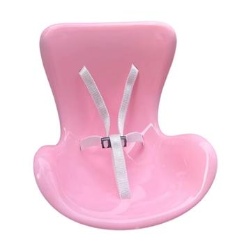 Turvaistuin Labubu nukelle 17cm - Vaaleanpunainen