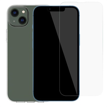 Saii 2-1:ssä iPhone 14 Plus TPU Suojakuori & Panssarilasi - 9H