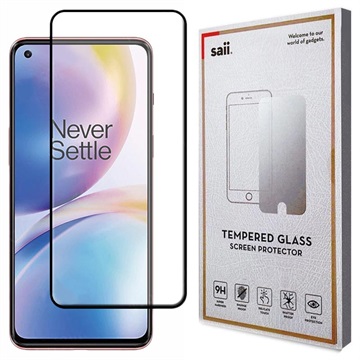 Saii 3D Premium OnePlus Nord 2 5G Panssarilasi - 9H, 2 Kpl. - Musta