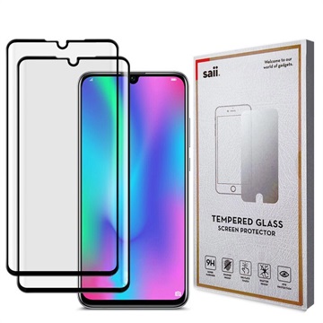 Saii 3D Premium Huawei P30 Panssarilasi - 9H, 0.33mm - 2 Kpl.