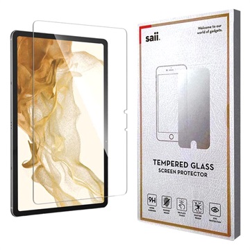 Saii 3D Premium Samsung Galaxy Tab S7/S8 Panssarilasi - 9H - 2 Kpl. - Musta