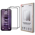 Saii 3D Premium iPhone 14 Max Panssarilasi - 2 Kpl.