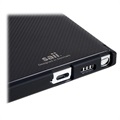 Saii Hiilikuitu Samsung Galaxy S22 Ultra 5G TPU Kotelo