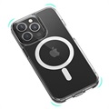 Saii Magneettinen Sarja iPhone 13 Pro Hybridikotelo - Läpinäkyvä