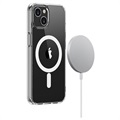 Saii Magneettinen Sarja iPhone 13 Mini Hybridikotelo - Läpinäkyvä