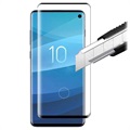 Saii 3D Premium Samsung Galaxy S10 Panssarilasi - 9H, 2 Kpl. - Musta