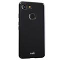 Saii Premium Liukumaton Google Pixel 3 TPU Suojakuori - Musta