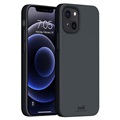 Saii Premium iPhone 13 Liquid Silicone Suojakuori - Musta