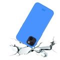 Saii Premium iPhone 13 Liquid Silicone Suojakuori - Sininen