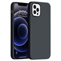 Saii Premium iPhone 14 Pro Liquid Silicone Suojakuori - Musta
