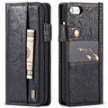 iPhone 7 / iPhone 8 Saii Retro Multi-slot Lompakkokotelo