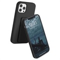 Saii iPhone 13 Pro Max Silikonikotelo Käsihihnalla - Musta