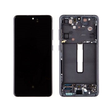 Samsung Galaxy S21 FE 5G Etukuori & LCD Näyttö GH82-26414A - Grafiitinharmaa