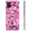 Samsung Galaxy A51 TPU Suojakuori - Vaaleanpunainen Kristalli