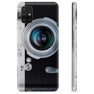 Samsung Galaxy A51 TPU Suojakuori - Retro Kamera