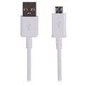 Samsung ECB-DU4AWE MicroUSB Kaapeli - 1m - Valkoinen