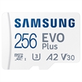 Samsung EVO Plus MicroSDXC Muistikortti Sovittimella MB-MC256KA/EU - 256GB
