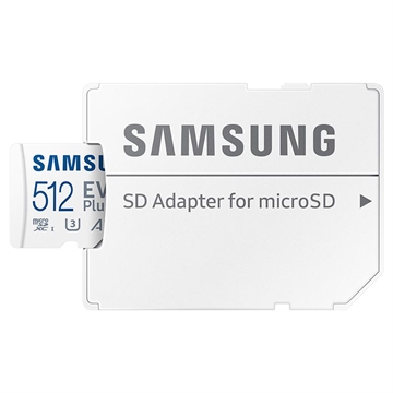 Samsung EVO Plus MicroSDXC Muistikortti Sovittimella MB-MC512KA/EU - 512GB