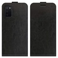 Samsung Galaxy A03s Pystymallinen Lompakkokotelo - Musta