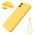 Samsung Galaxy A05 Liquid Silicone Suojakuori - Keltainen