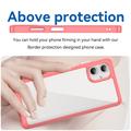 Samsung Galaxy A06 Anti-Shock Hybridikotelo - Punainen