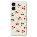 Samsung Galaxy A07 4G Kirsikkakuvioinen TPU-kotelo - Beige