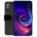 Samsung Galaxy A10 Premium Lompakkokotelo - Galaksi