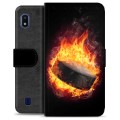 Samsung Galaxy A10 Premium Lompakkokotelo - Jääkiekko